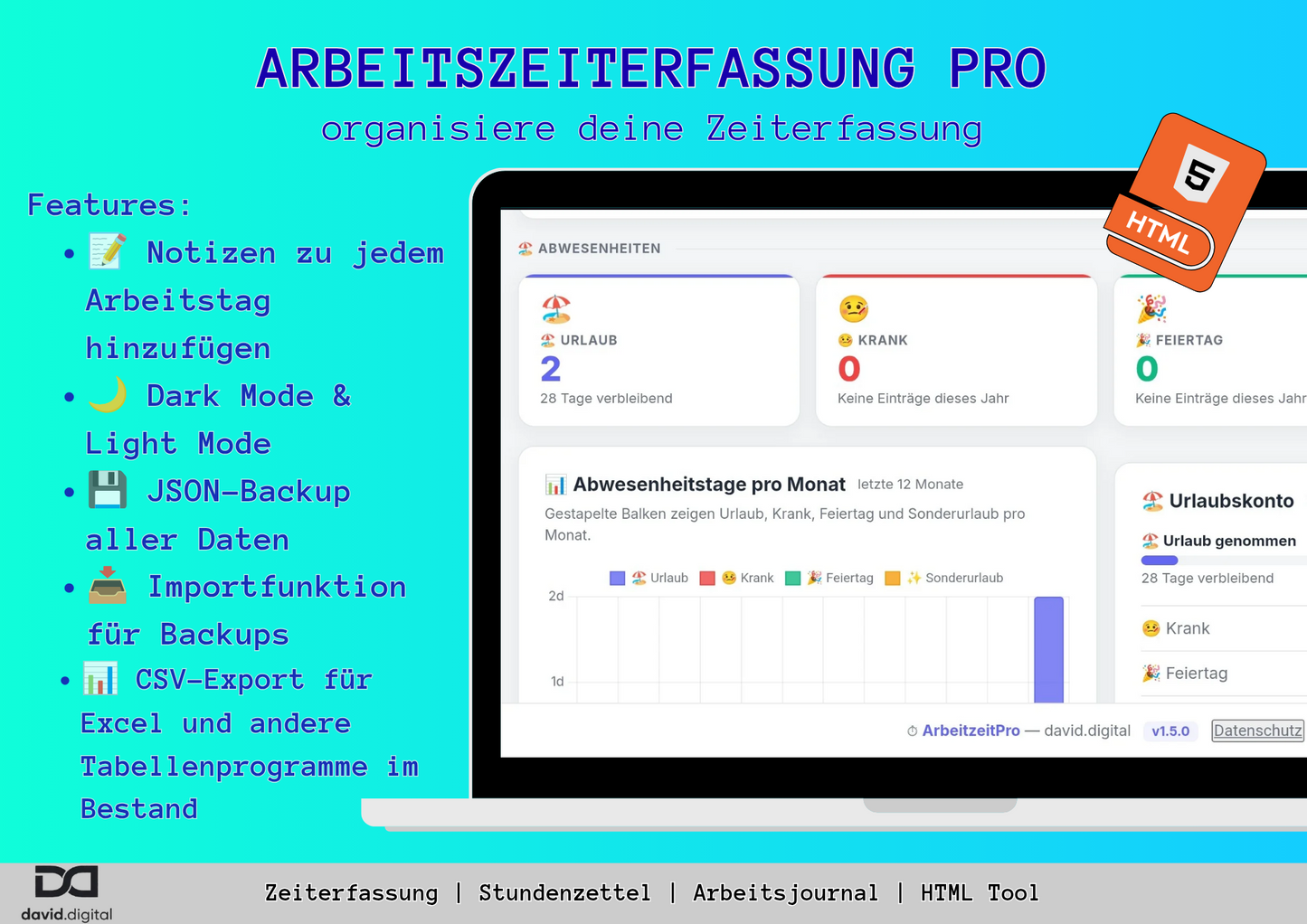 Arbeitszeit Pro
