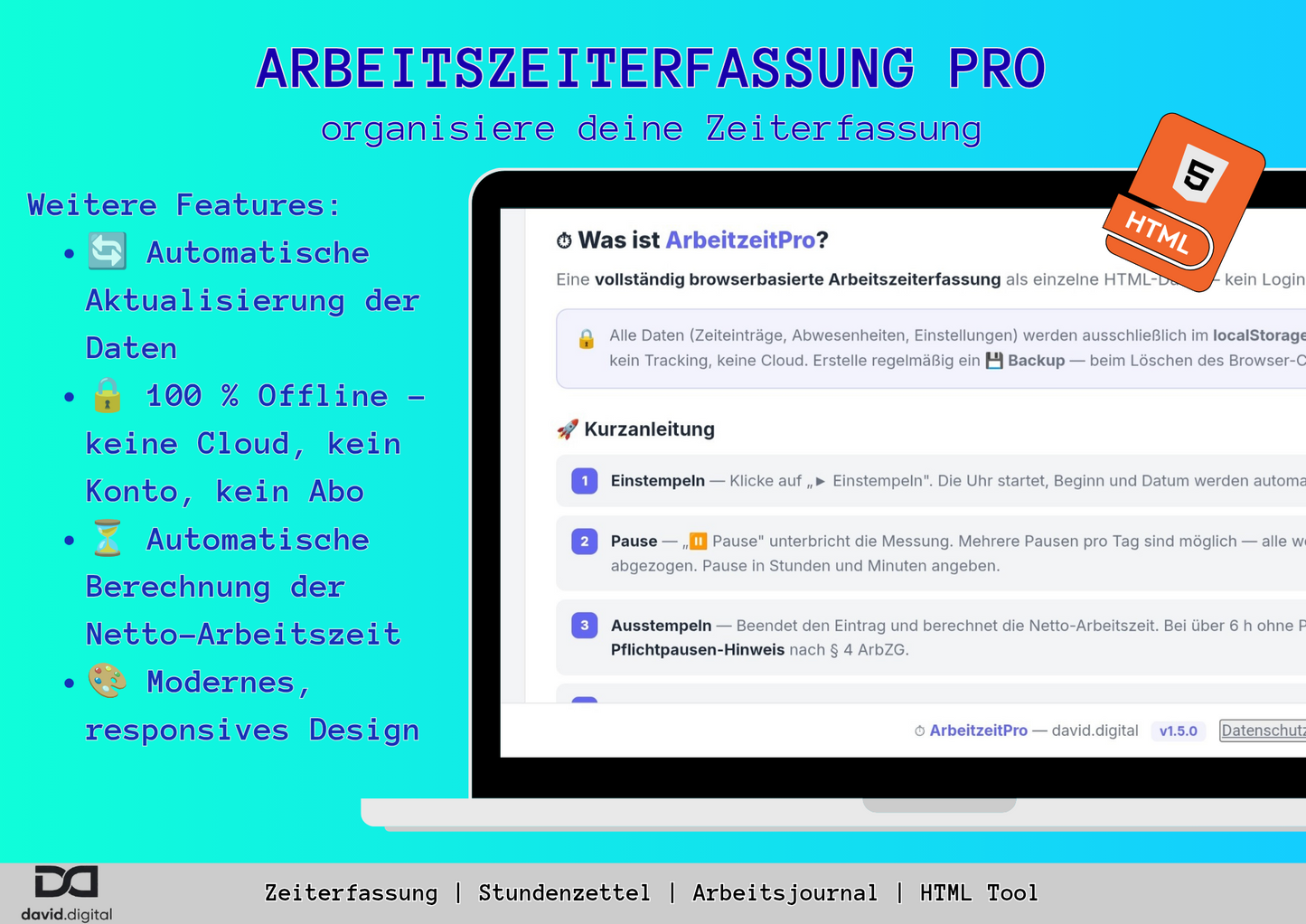 Arbeitszeit Pro