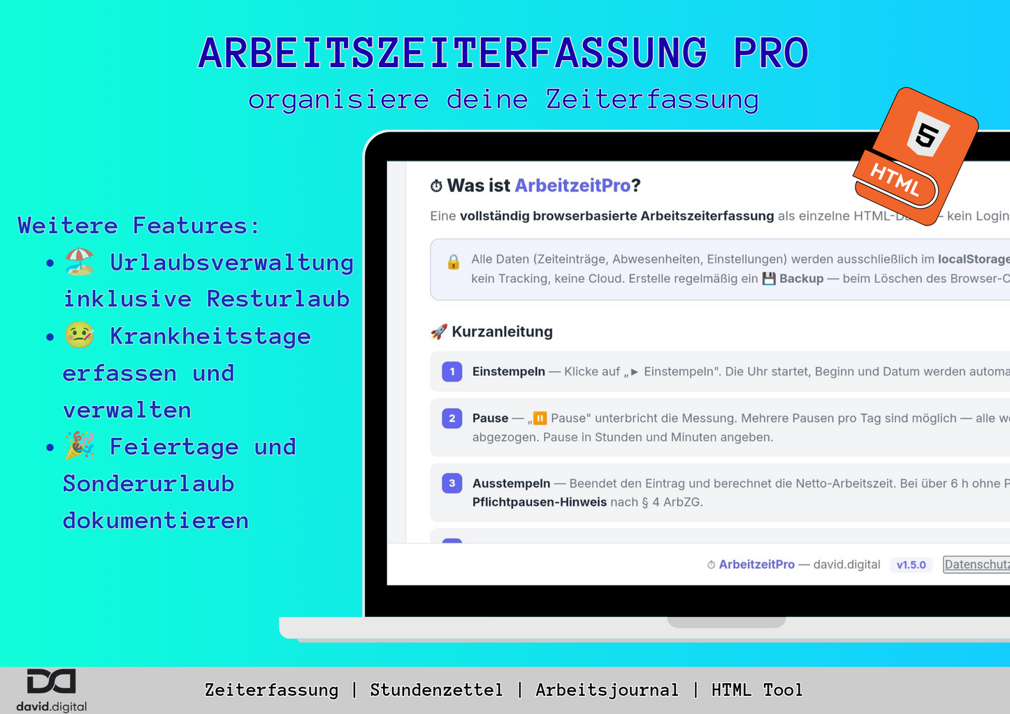 Arbeitszeit Pro