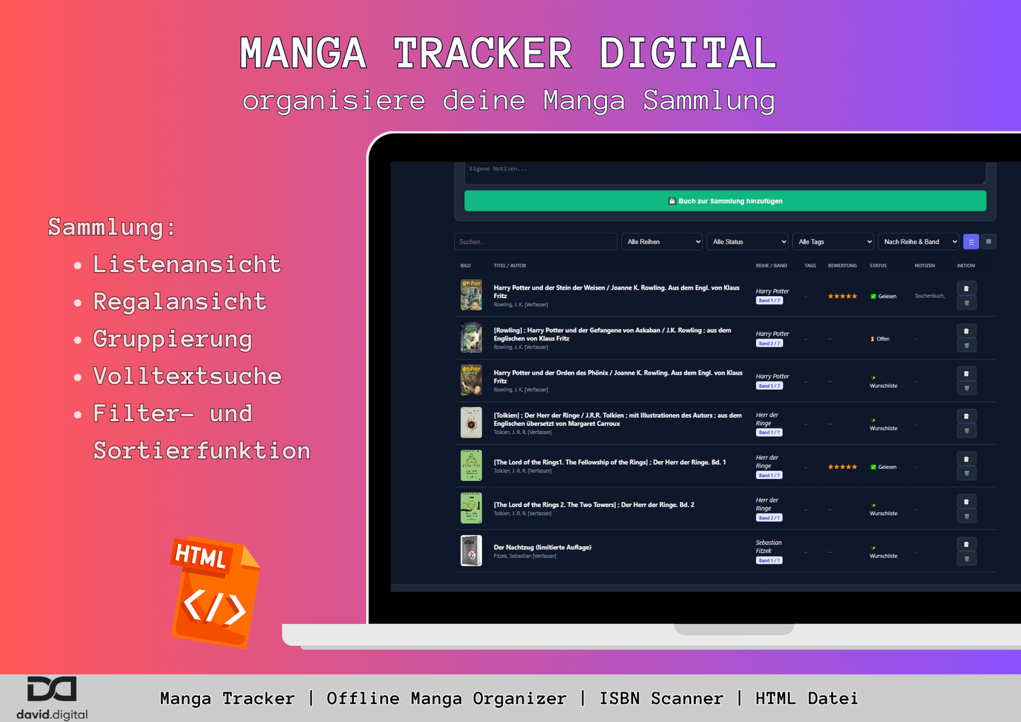 Manga Tracker Digital